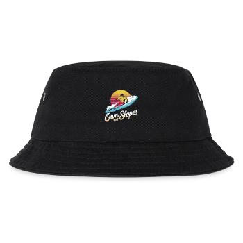 Own the Slopes - Retro Ski Style - Kids’ Bucket Hat - black - Front