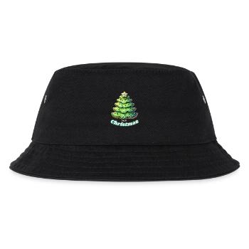 Merry Christmas, ideal für Weihnachten, Hingucker - Kinder Bucket Hat - Schwarz - Vorne