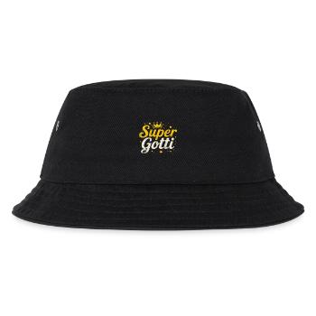 Super Gotti Fragen Und Antworten Sammlung - Kinder Bucket Hat - Schwarz - Vorne
