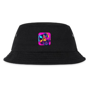 80er Motto Party Mixtape - Kinder Bucket Hat - Schwarz - Vorne