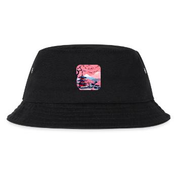 Japan Weltreise Tempel Kultur - Kinder Bucket Hat - Schwarz - Vorne