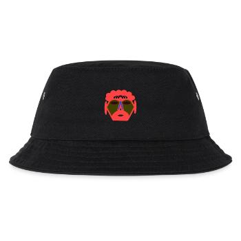Agil - Kinder Bucket Hat - Schwarz - Vorne