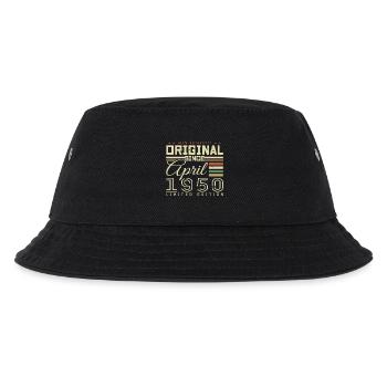 April 1950 Birthday April 1950 April 1950 - Kids’ Bucket Hat - black - Front