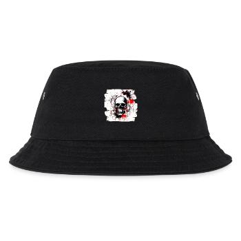 Trash Polka Tattoo Heavy Metal Style - Kinder Bucket Hat - Schwarz - Vorne