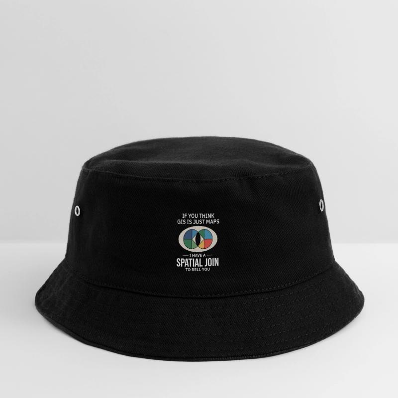 GIS Spatial Join Map Data Analysis Kids’ Bucket Hat
