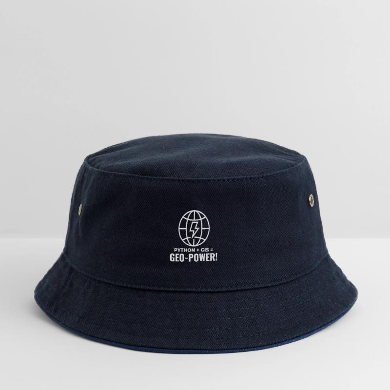 Python GIS Geo-Power Programmierung Geospatial Kinder Bucket Hat