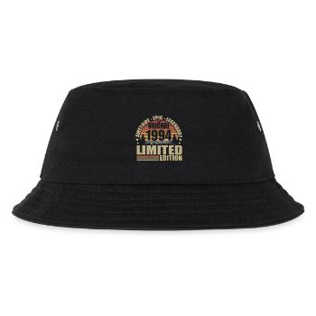 1994 Geburtstag 1994 Vintage Outfit 1994 Hemd - Kinder Bucket Hat - Schwarz - Vorne