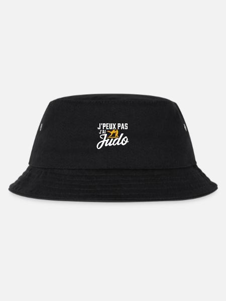 Ich kann nicht, ich habe Judo - Kinder Bucket Hat - Schwarz
