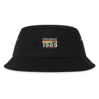 Original 1989 Vintage 1989 Retro Birthday 1989 - Kids’ Bucket Hat - black - Front