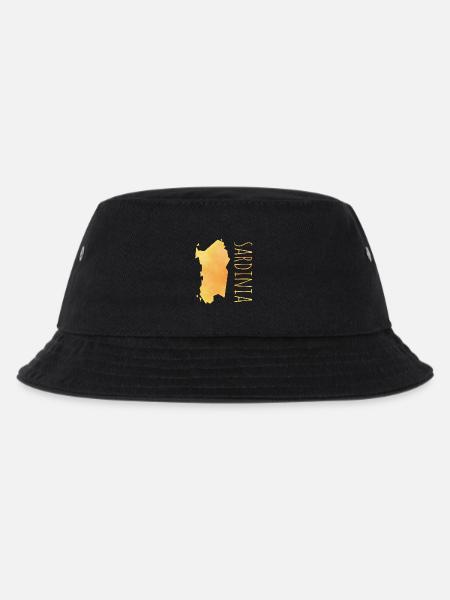 sardinia - Kinder Bucket Hat - Schwarz