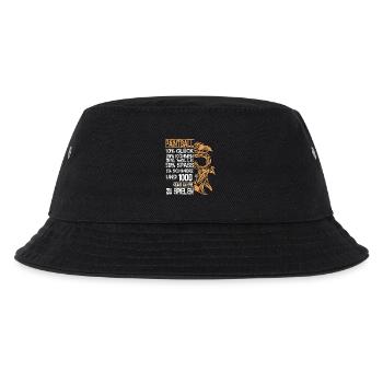 Paintball - Kinder Bucket Hat - Schwarz - Vorne