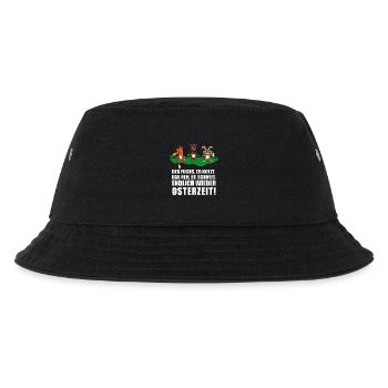 Osterzeit | Ostern | Osterhase | Osterei Reh Fuchs - Kinder Bucket Hat - Schwarz - Vorne
