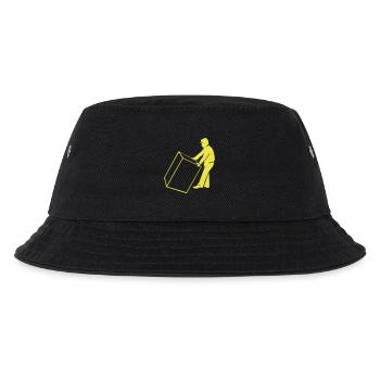 Homme paquet boîte remorquer idée de cadeau fournir - Bob Enfant - noir - Devant
