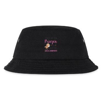 Scheiss auf den Prinzen Shetlandpony - Kinder Bucket Hat - Schwarz - Vorne
