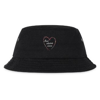 Proud of my sister. Everyone should see it! - Kids’ Bucket Hat - black - Front