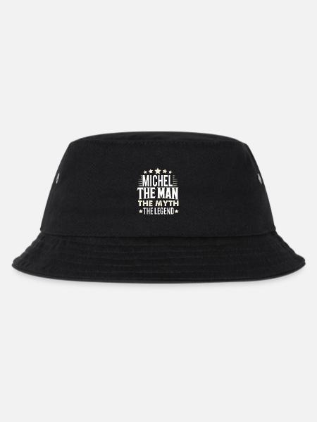 Michel - Kinder Bucket Hat - Schwarz