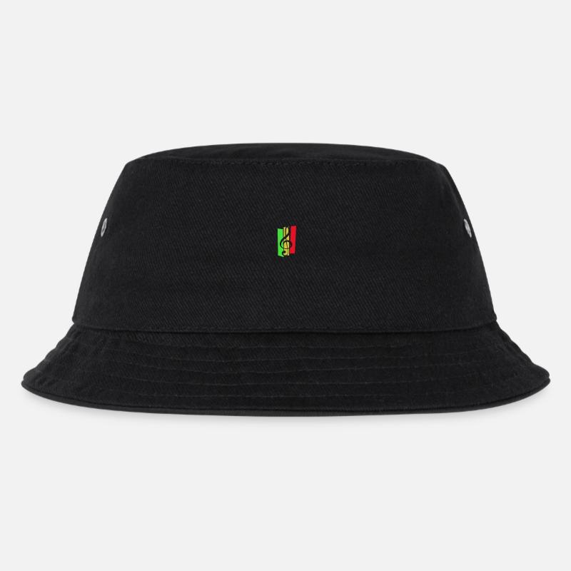 Reggae Music - Kinder Bucket Hat - Schwarz