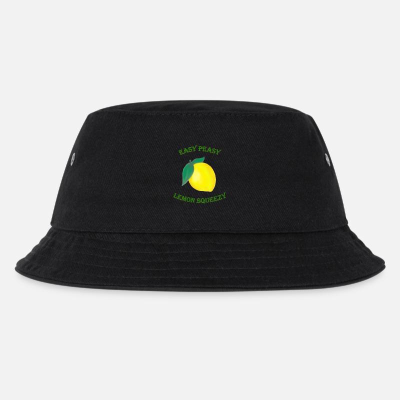 Easy Peasy Lemon Squeezy - Kinder Bucket Hat - Schwarz