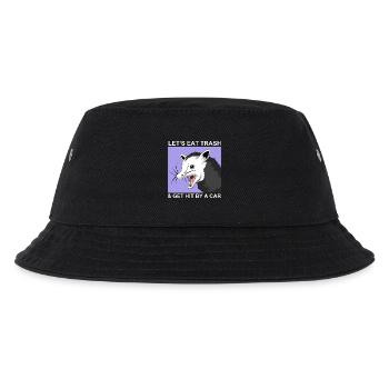 Let's Eat Trash and Get Hit By A Car - Kids’ Bucket Hat - black - Front
