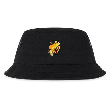 TERIKI (Roter Moko) - Kinder Bucket Hat - Schwarz - Vorne