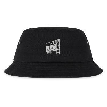 Uncle Godfather Legend Quote - Kids’ Bucket Hat - black - Front