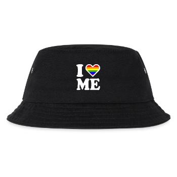 I love me - Kinder Bucket Hat - Schwarz - Vorne