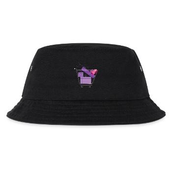 Shopping cart with gifts - Kids’ Bucket Hat - black - Front