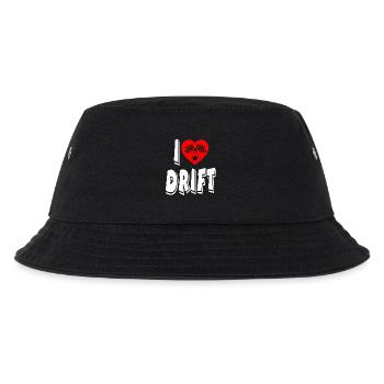 Auto - Kinder Bucket Hat - Schwarz - Vorne