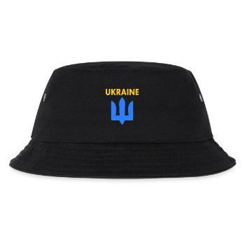 Ukraine - Kinder Bucket Hat - Schwarz - Vorne