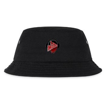 Liebe Musik Kopfhörer Herzblut - Kinder Bucket Hat - Schwarz - Vorne