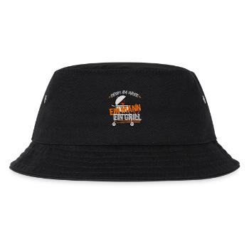 One man, one grill - Kids’ Bucket Hat - black - Front