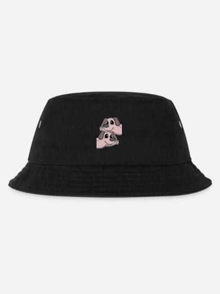 Hund hunde - Kinder Bucket Hat - Schwarz