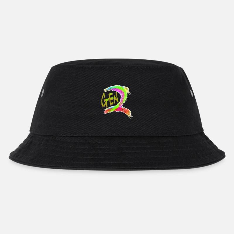 Generation Z - Kinder Bucket Hat - Schwarz