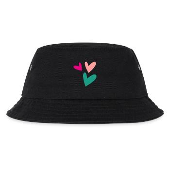 SAINT VALENTINE. bachelorette party. I LOVE YOU. I LOVE YOU. LOVE - Kids’ Bucket Hat - black - Front