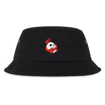 The skull and the red snake - Kids’ Bucket Hat - black - Front