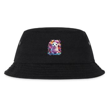 Süßer Seehund - Kinder Bucket Hat - Schwarz - Vorne