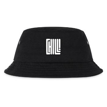 Just chill - Kinder Bucket Hat - Schwarz - Vorne