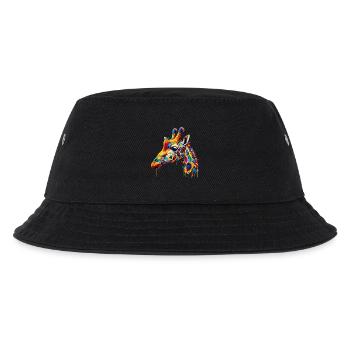 Giraffe - Kinder Bucket Hat - Schwarz - Vorne