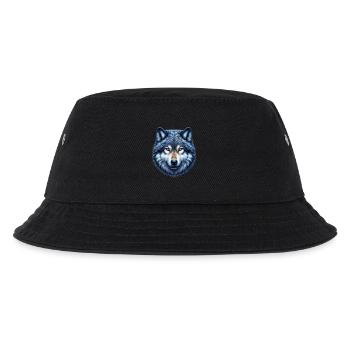Wolf - Kinder Bucket Hat - Schwarz - Vorne
