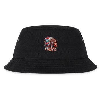 American Indian American Red Skin - Kids’ Bucket Hat - black - Front
