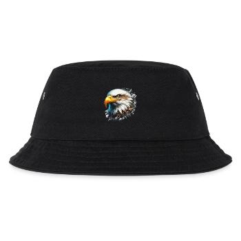 Adler - Kinder Bucket Hat - Schwarz - Vorne