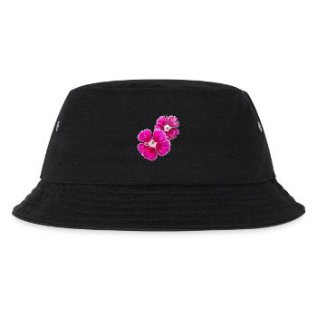 Nelkenpoesie – Gartenblüten im Fokus - Kinder Bucket Hat - Schwarz - Vorne
