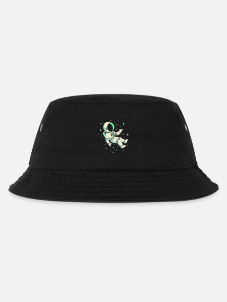 Astronaut - Kinder Bucket Hat - Schwarz