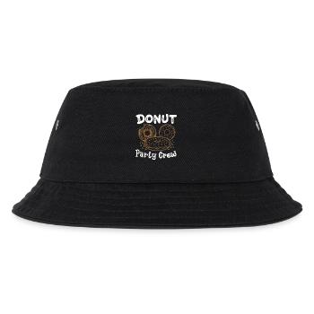 Donut-Party Donut - Kinder Bucket Hat - Schwarz - Vorne