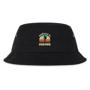 Wandern Wanderer - Kinder Bucket Hat - Schwarz - Vorne