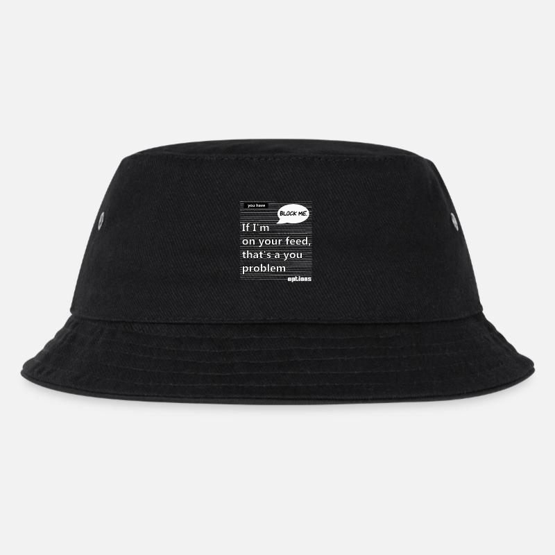 Ihr Feed - Kinder Bucket Hat - Schwarz