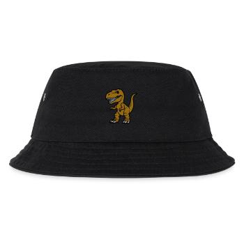 T Rex Comic - Kids’ Bucket Hat - black - Front