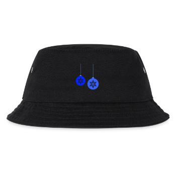 Weihnachtskugeln Stern frost - Kinder Bucket Hat - Schwarz - Vorne