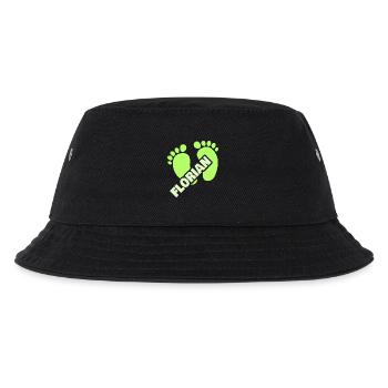 Geburt Florian - Kinder Bucket Hat - Schwarz - Vorne