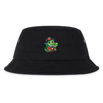 Krokodil Russian auf Russisch Russen Krokodile - Kinder Bucket Hat - Schwarz - Vorne